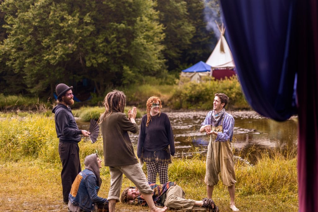 Montreal Photographer captures people enjoying a festival.