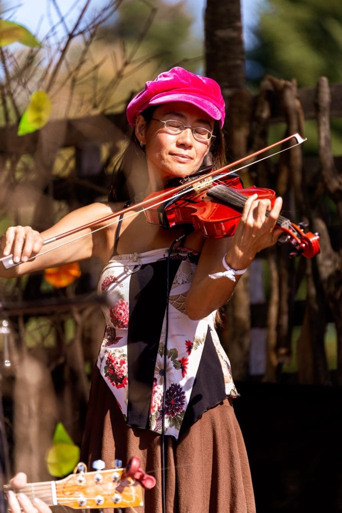 Musician DJ photograph in a festival
