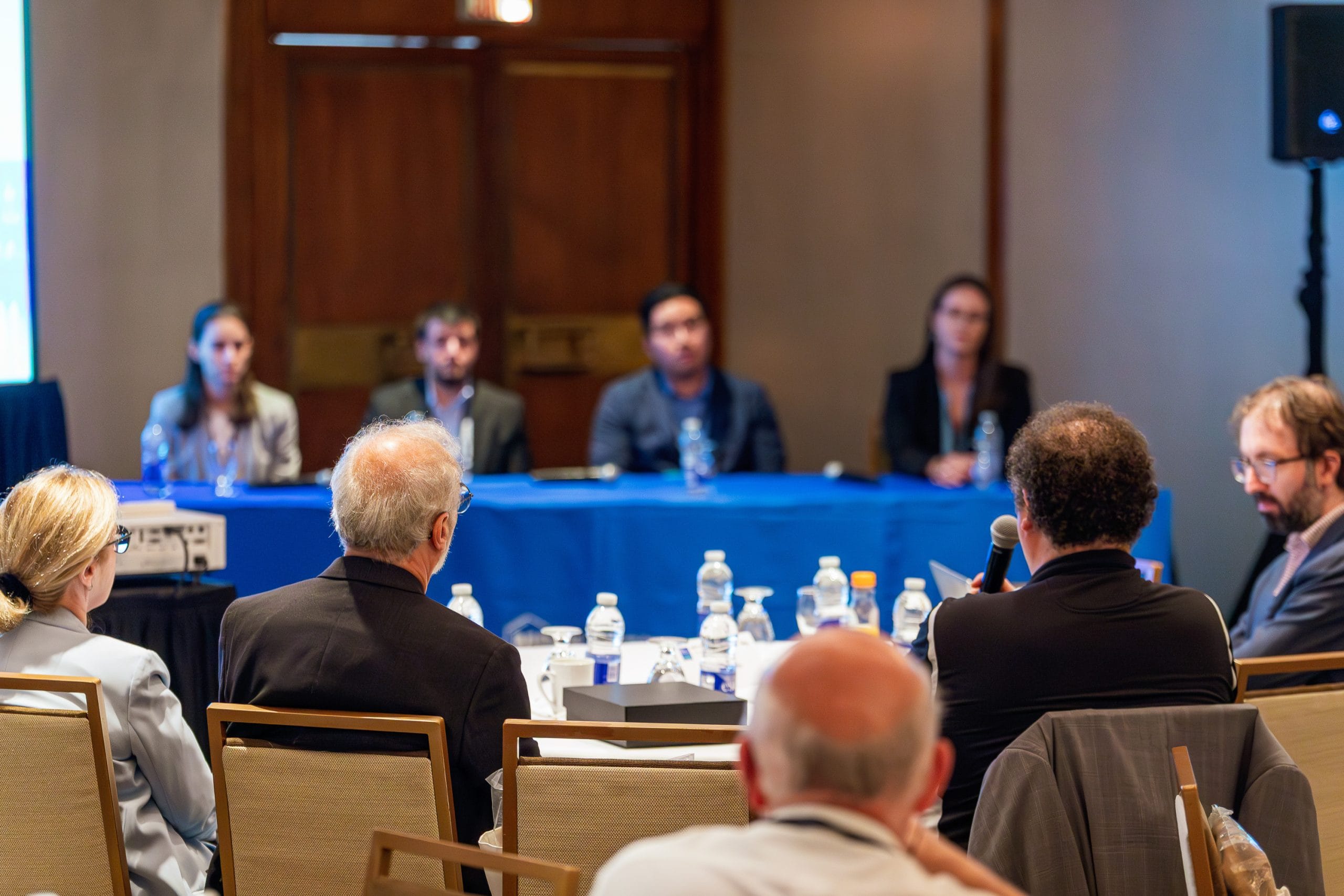 Boardroom meeting photographed during the MDPI Montreal Editors Salon in Laval