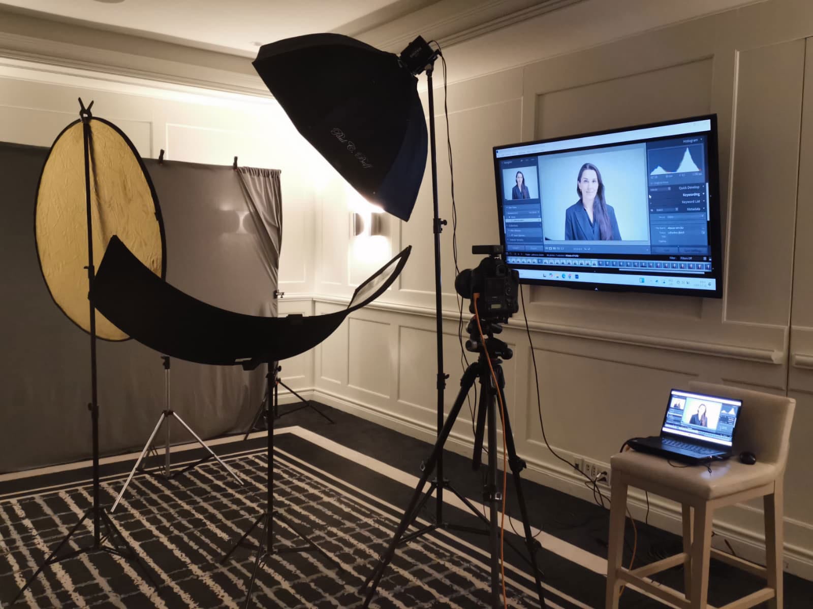 montreal-photographer-headshot-set-up